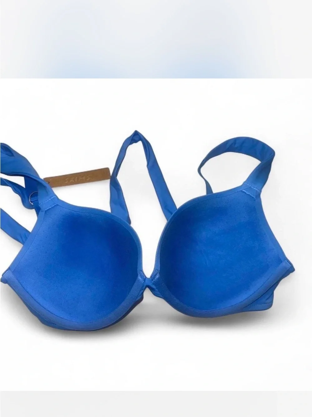 SKIMS Blue Sky SIGNATURE SWIM ULTIMATE PUSH-UP BIKINI TOP/Size: 9